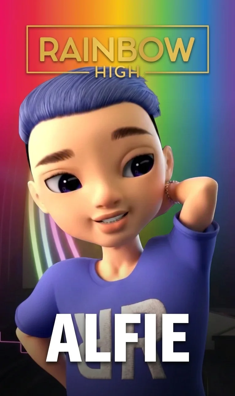 Poster for Alfie from Rainbow High